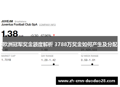 欧洲冠军奖金额度解析 3788万奖金如何产生及分配 欧洲冠军奖金额度解析 3788万奖金如何产生及分配